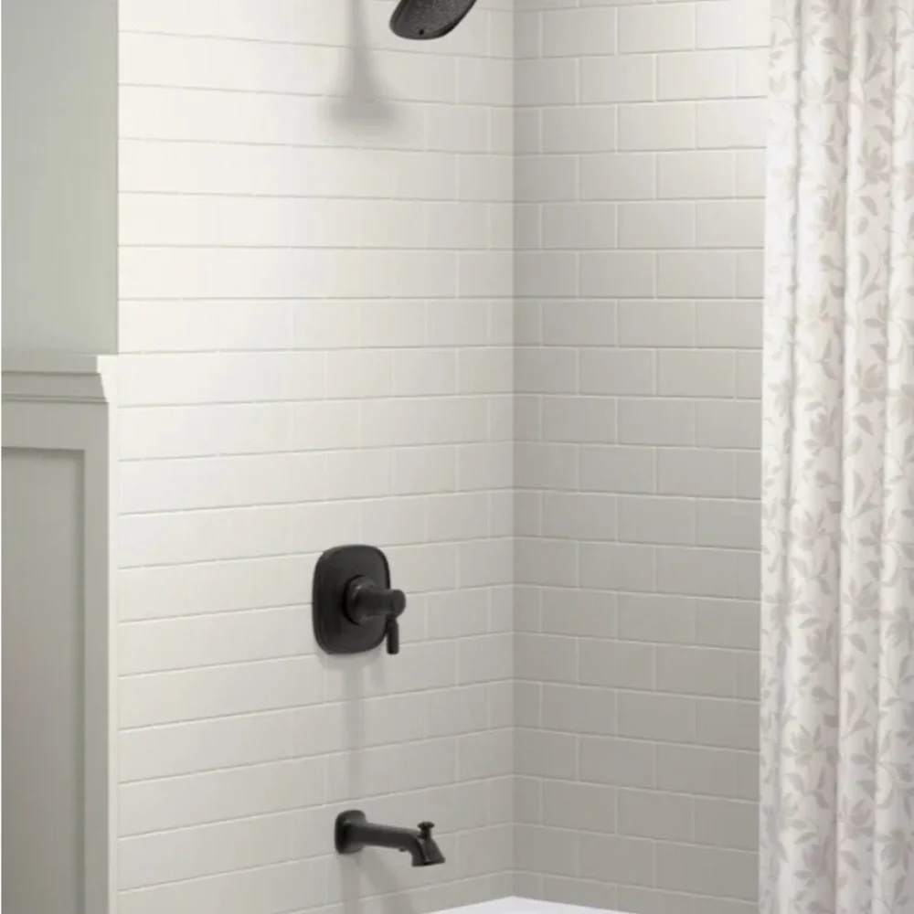 Kohler Terzet Square Shower Head Chrome Wall Mount Bathroom Showerhead Open Box